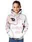 cheap Girls&#039; Hoodies &amp; Sweatshirts-Kids Girls&#039; Hoodie &amp; Sweatshirt Long Sleeve White Horse Print Graphic Unicorn 3D Animal School Active