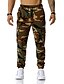 cheap Cargo Pants-Men&#039;s Casual / Sporty Sports Drawstring Multiple Pockets Print Jogger Tactical Cargo Trousers Full Length Pants Micro-elastic Sport Daily Camouflage Mid Waist Blue Army Green Gray Orange Red S M L XL