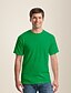 preiswerte Herrenmode-Herren T-Shirt Glatt nicht druckbar Rundhalsausschnitt Täglich Sport Kurzarm Oberteile Einfach Grün Weiß Schwarz / Ganzjährig / Wählen Sie bitte eine Nummer größer als Ihre übliche Größe
