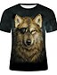 cheap Tank Tops-Men&#039;s T shirt 3D 3D Print Crew Neck Casual Daily Short Sleeve Rivet Mesh Tops Black / Red Black / Gray Black / Navy / Summer