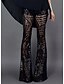 cheap Bottoms-Women&#039;s Basic Glamorous &amp; Dramatic Quick Dry Loose Party &amp; Evening Club Wide Leg Pants Patterned Full Length Sequins Novelty High Waist Light Brown