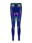 cheap Bottoms-Women&#039;s Tights Leggings PU Blue White Stylish Hip-Hop High Waist Sequins Club Fitness Full Length Stretchy Sparkly Comfort S M L XL / Skinny