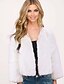 cheap Furs &amp; Leathers-Women&#039;s Faux Fur Coat Fall Winter Wedding Daily Regular Coat V Neck Warm Regular Fit Elegant &amp; Luxurious Jacket Long Sleeve Classic Solid Colored Blushing Pink Gray White