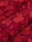abordables Robes pour Filles-Enfants Fille Robe Plein Sans Manches Mariage Soirée Anniversaire Brodée Elégant Le style mignon Doux Coton Robe Trapèze Eté Printemps 3-10 ans Rouge
