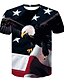 cheap Tank Tops-Men&#039;s T shirt Shirt 3D 3D Print Crew Neck Casual Daily Short Sleeve Rivet Mesh Tops Black / Red Black / Gray Gray / White / Summer