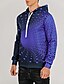 cheap Hoodies-Men&#039;s Hoodie Pullover Hoodie Sweatshirt Black Yellow Red Blue Purple Hooded Geometric Optical Illusion 3D Print Plus Size Casual Clothing Apparel Hoodies Sweatshirts  Long Sleeve