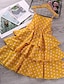 preiswerte Kleider für Mädchen-Kinder Wenig Kleid Mädchen Punkt Sommerkleid Bedruckt Gelb Rote Marineblau Ärmellos Basic nette Art Kleider Regular Fit 3-12 Jahre