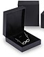abordables Bijoux Femme-925 argent sterling infini symbole d&#039;amour sans fin charme bracelet réglable cadeau pour femmes filles (A-argent)