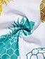 billige Sæt med tøj til hele familien-Familie udseende Badetøj Grafisk Trykt mønster Hvid Matchende outfits / Sommer