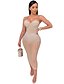 cheap Summer Dresses-Women&#039;s Short Mini Dress Sheath Dress Apricot Black Sleeveless Special Design Spring Summer Chic &amp; Modern 2022 S M L XL XXL