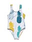 cheap Family Look Sets-Family Look Swimwear Graphic Print White Matching Outfits / Summer