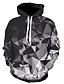 cheap Hoodies-Men&#039;s Hoodie Pullover Hoodie Sweatshirt Lightweight Hoodie Black And White Black white Black White Blue Hooded Graphic Optical Illusion Daily Going out 3D Print Designer Basic Casual Fall Clothing