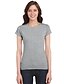 cheap T-Shirts-Women&#039;s Daily Sports T shirt Tee Short Sleeve Plain Round Neck Basic Tops Slim Green White Black S