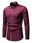 cheap Men&#039;s Shirts-Men&#039;s Shirt Abstract Button Down Collar Daily Long Sleeve Tops Simple Elegant Formal Classic White Black Wine