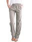 cheap Pants-Women&#039;s Basic Jogger Pants Inelastic Daily Plain Mid Waist Blue Red Wine Black khaki Light Grey S M L XL 2XL / Wash separately / select two sizes larger than usual
