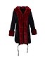 cheap Furs &amp; Leathers-Women&#039;s Faux Fur Coat Fall Winter Daily Long Coat Hooded Warm Regular Fit Elegant &amp; Luxurious Jacket Long Sleeve Fur Trim Solid Colored Camel Black / Lined / Loose