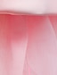 preiswerte Kleider für Mädchen-Kinder Wenig Mädchen Kleid Blumen Schmetterling Hochzeit Geburtstag Gitter Schleife Blau Purpur Rosa Knielang Standard Ärmellos nette Art Kleider Ganzjährig Kindertag Schlank 3-12 Jahre