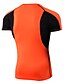 cheap Running &amp; Jogging Clothing-Men&#039;s Short Sleeve Compression Shirt Running Shirt Running Base Layer Patchwork Tee Tshirt Top Athletic Athleisure Summer Spandex Moisture Wicking Quick Dry Breathable Fitness Gym Workout Running