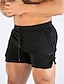 cheap Running &amp; Jogging Clothing-Men&#039;s Running Shorts Athletic Shorts Shorts Outdoor Athletic Breathable Quick Dry Fitness Marathon Running Sportswear Activewear Solid Colored Dark Grey fluorescent green Black