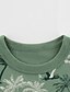cheap Boys&#039; Tees &amp; Blouses-Kids Boys&#039; T shirt Tee Short Sleeve Animal Print Green Children Tops Summer Streetwear Casual / Daily Outdoor Regular Fit 2-8 Years
