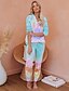 cheap Pajamas-Women&#039;s Polyester Suits S Blue