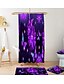 economico Tende doccia-viola fiore farfalla bagno doccia tenda per il tempo libero toilette set di quattro pezzi