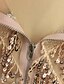 cheap Bodycon Dresses-Women&#039;s Gold Sequin Dress Fringe Dress Party Dress Sparkly Dress Holiday Dress Mini Dress Silver Black Wine Sleeveless Spring Deep V Hot Dress