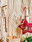 baratos Casa &amp; Jardim-apanhador de sonhos boho presente artesanal suspensão de parede decoração arte ornamento artesanato tecido tapeçaria de macramé para quarto de crianças festival de casamento 115 * 40 cm