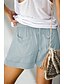 cheap Shorts-Women&#039;s Basic Soft Causal Daily Shorts Pants Solid Color Light Blue ArmyGreen Black Dark Pink Orange