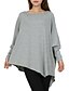 cheap Tops &amp; Blouses-LITB Basic Women&#039;s Plus Size Round Neck Top Shirts Oversized Long Sleeve Yoga Wear Simple Daily Dance Tee Summer Female Shirts