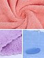 baratos Coleção Básica-litb toalha de banho absorvente macia de banheiro básico e toalha de mão confortável lã coral toalhas de banho diárias de cor sólida 2 unidades em 1 conjunto 70 * 140 e 35 * 75 cm
