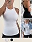 cheap Super Sale-Women&#039;s Tank Top Going Out Tops Concert Tops Black White Plain Daily Club Sleeveless Round Neck Basic Sexy