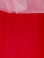 economico Vestiti per ragazze-Bambino Piccolo Da ragazza Vestito Collage Retato Rosso Medio Senza maniche Da principessa Vestitini Standard