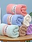 baratos Coleção Básica-litb toalhas de mão básicas de lã de coral macio para banheiro confortáveis toalhas de lavagem diária em casa 3 unidades em um conjunto de 35 * 75 cm * 3 em cores aleatórias