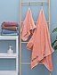 abordables Colección básica-Litb baño básico calidad superior toalla de baño suave de color sólido cómodo absorbente diario toallas de baño para el hogar 1 pieza 70 * 140 cm