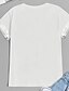 cheap Plus Size Tops-Women&#039;s Plus Size Tops T shirt Cat Graphic Short Sleeve Print Crewneck Cotton Spandex Jersey Daily Holiday Blue Black