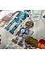 baratos Camisetas Para Meninos-Infantil Para Meninos Camisa Dia da Criança Manga Curta Imprimir Desenho Animado Gráfico Bege Algodão Crianças Blusas Básico Verão Dia da Criança Roupa Diária Normal 3-10 anos