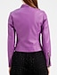cheap Jackets-Elegant Women&#039;s Daily Faux Leather Jacket