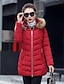 abordables Doudounes &amp; Parkas Femme-vente chaude parka manteau d&#039;hiver pour femmes pardessus long vers le bas slim veste outwear (gris, xl)