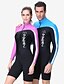cheap Wetsuits, Diving Suits &amp; Rash Guard Shirts-Dive&amp;Sail Men&#039;s Shorty Wetsuit 1.5mm SCR Neoprene Diving Suit Thermal Warm Anatomic Design Quick Dry Stretchy Long Sleeve Front Zip - Swimming Diving Surfing Scuba Patchwork Autumn / Fall Spring
