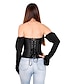 cheap Tops &amp; Blouses-Women&#039;s Tube Top Solid Colored Patchwork Sexy Tops Slim White Black / Crop