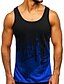 cheap Running &amp; Jogging Clothing-Men&#039;s Running Tank Top Singlet Sleeveless Casual Athleisure Breathable Soft Sweat Out Cotton Fitness Gym Workout Running Sportswear Activewear Color Gradient Dark Grey Light gray Red / Micro-elastic