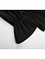 abordables Robes Décontracté-Robe mi-longue à épaules dénudées pour femmes litb basic une ligne manches longues manchette moulante moulante bas froncé vêtements de soirée de couleur unie