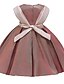 cheap Girls&#039; Dresses-Kids Little Girls&#039; Dress Solid Colored Party Birthday Party Layered Blushing Pink Light gray Above Knee Sleeveless Streetwear Cute Dresses Children&#039;s Day Slim 3-12 Years