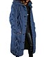 abordables Cardigans-Femme Cardigan Couleur unie Simple Manches Longues Ample Pull Cardigans Automne Hiver Autres Rose pastèque Un jean bleu Violet