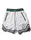 cheap Pants-Men&#039;s Casual / Sporty Athleisure Breathable Sports Daily Beach Chinos Shorts Pants Plants Short Drawstring Elastic Waist White Black Green