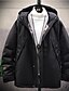 cheap Down&amp; Parkas-Men&#039;s Padded Coat Loose Jacket Solid Colored Gray Khaki Black