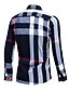 cheap Men&#039;s-Men&#039;s Shirt Lattice Color Block Turndown Casual Daily Long Sleeve Button-Down Tops Business Casual Fashion Royal Blue / Wash separately