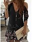 cheap Casual Dresses-Women&#039;s Short Mini Dress Shift Dress Short Sleeve Print V Neck Spring Summer Casual 2021 S M L XL XXL 3XL 4XL 5XL