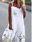 cheap Women&#039;s Jumpsuits-Women&#039;s Jumpsuit Pattern Butterfly Straight Collar Daily Sleeveless Relaxed Fit S M L Spring